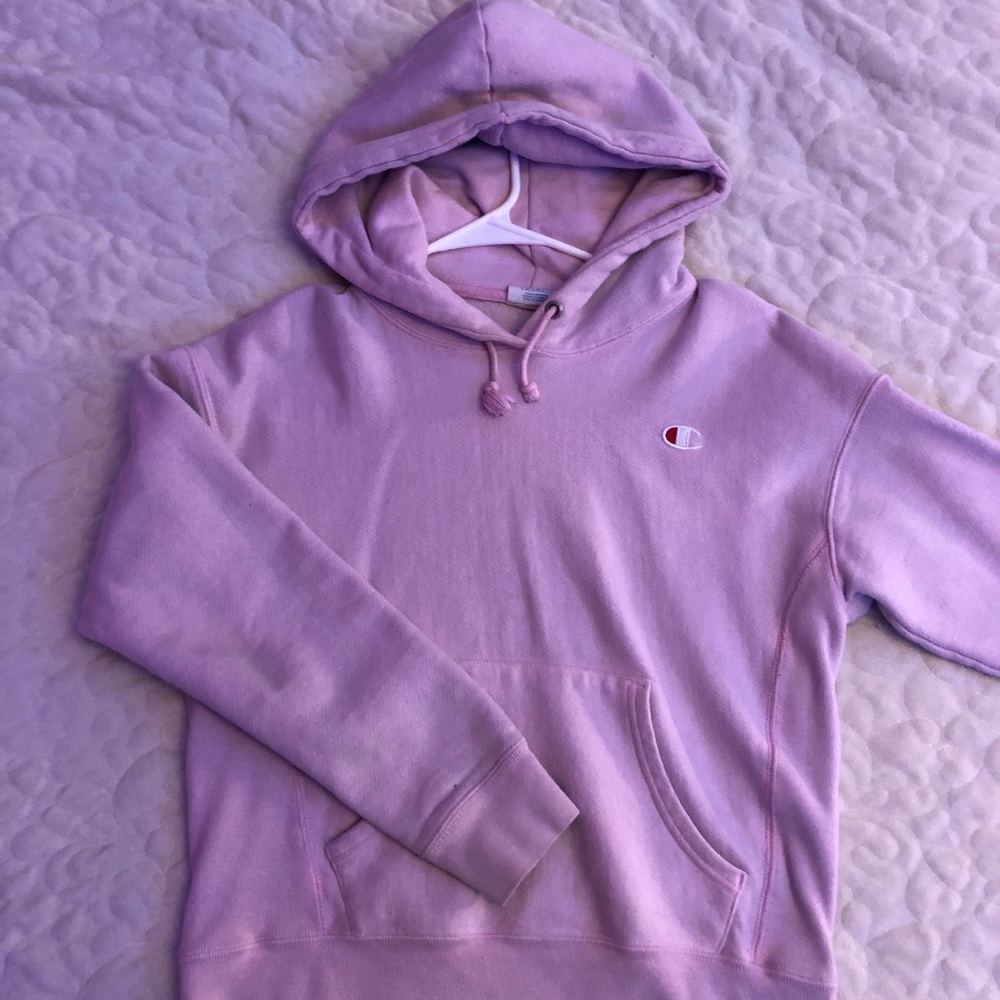 Pink Champion hoodie